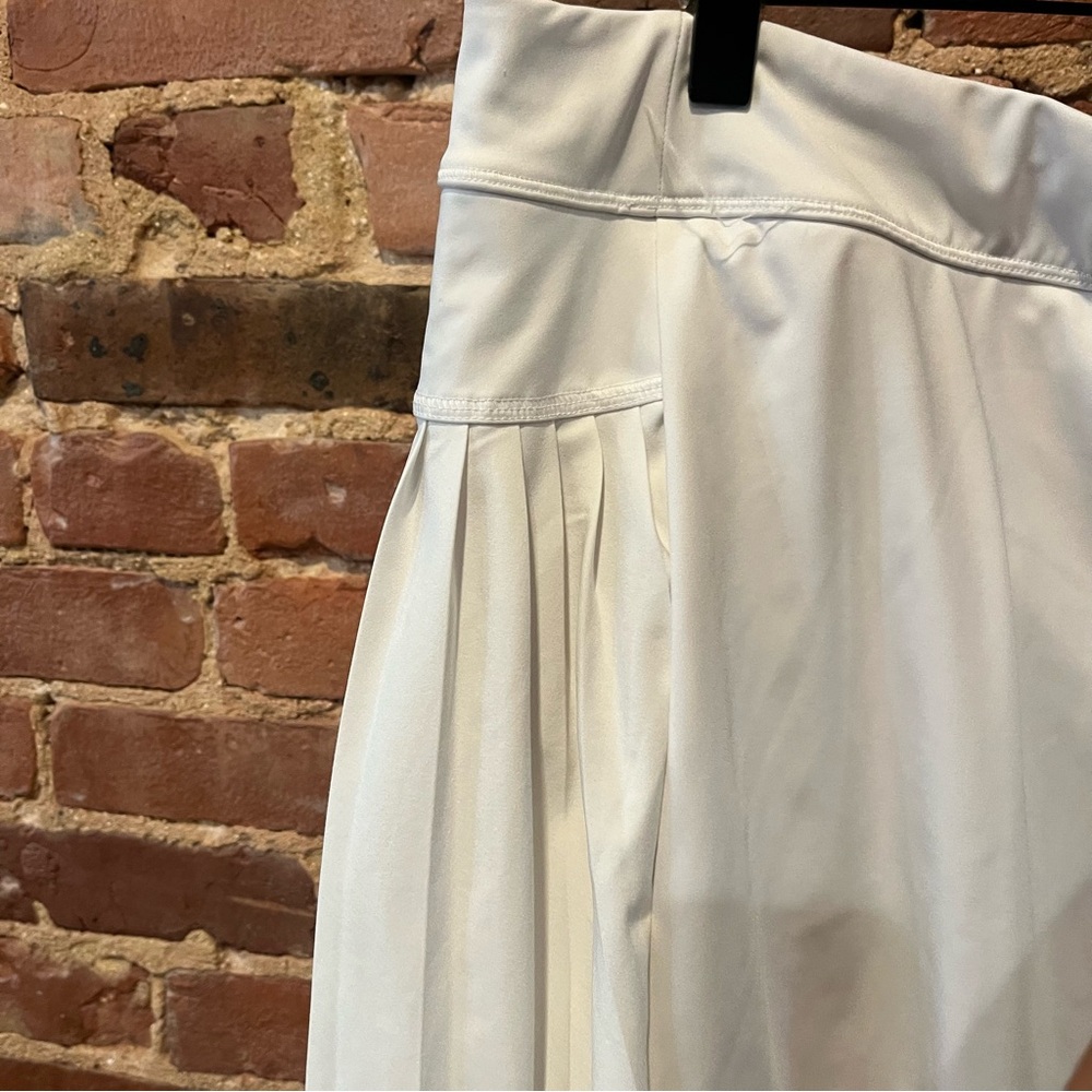 Athleta Advantage Skort Size XL White Pleated Tennis Golf - Picture 3 of 10